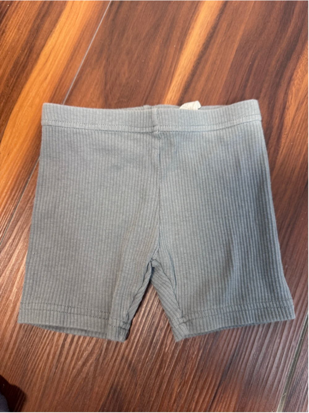 Jamie Kay Girls Ribbed Shorts Grey/Blue Size 4T